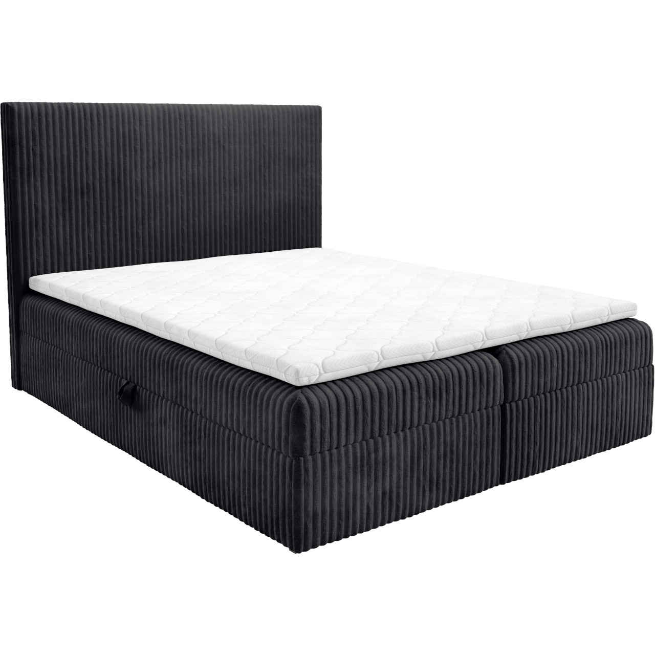 Łóżko kontynentalne STITCH 180x200 z pojemnikiem i wyborem tkaniny - obrazek 10