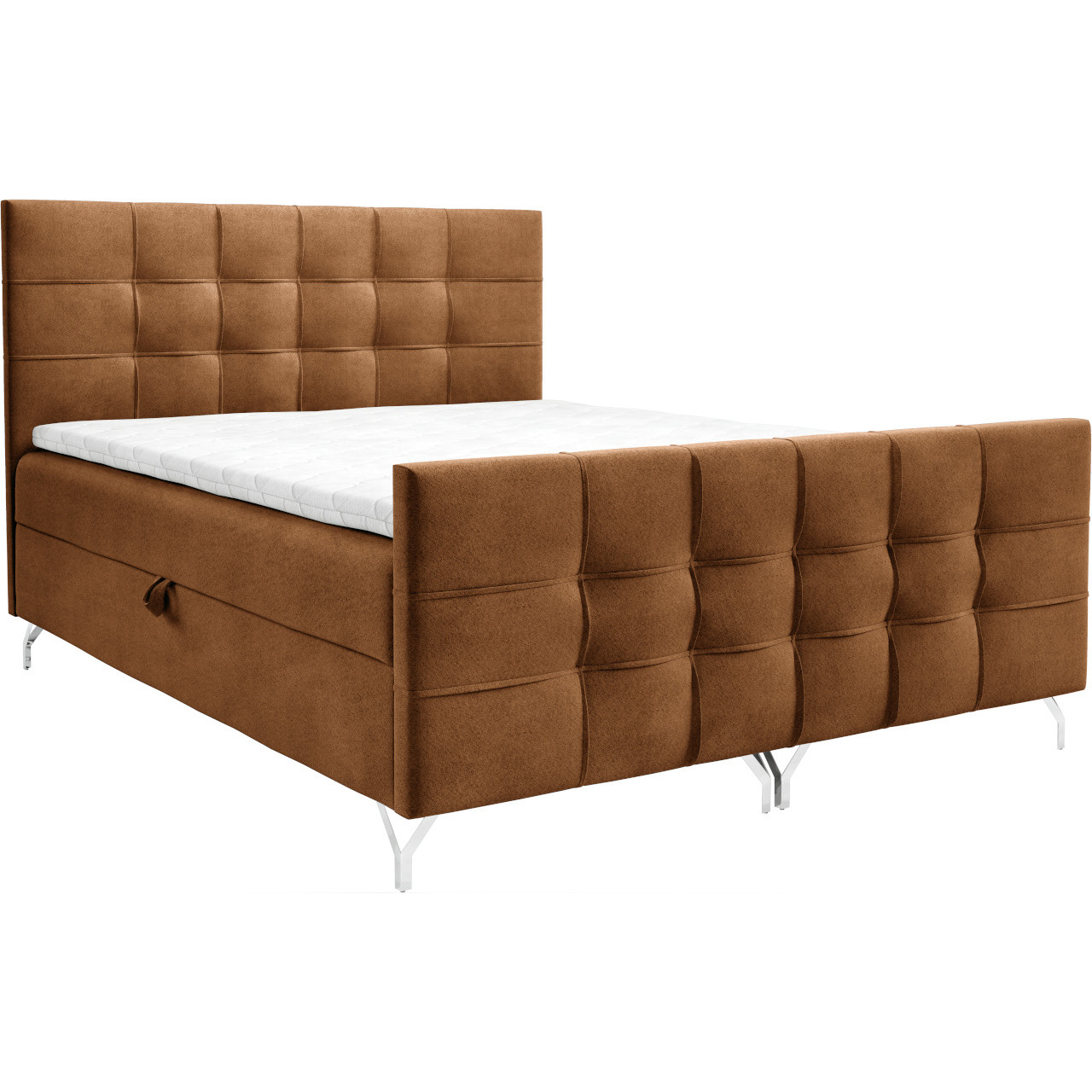 Łóżko kontynentalne SIEBEN LUX 180x200 z pojemnikiem i wyborem tkaniny - obrazek 11