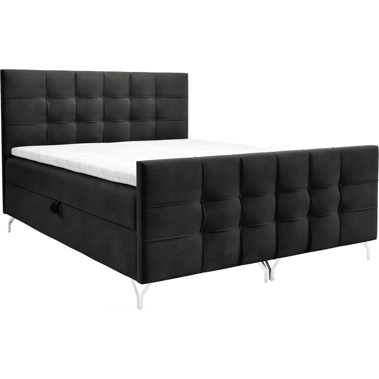 Łóżko kontynentalne SIEBEN LUX 180x200 z pojemnikiem i wyborem tkaniny - obrazek 16