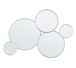 BIZZOTTO lustro ścienne CONNERY 80x35 cm złote