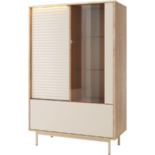 Witryna ZETA 01 dąb olejowany / kaszmir