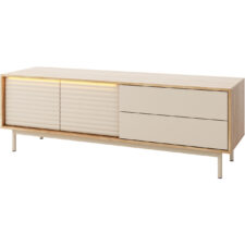 Komoda RTV ZETA 04 dąb olejowany / kaszmir