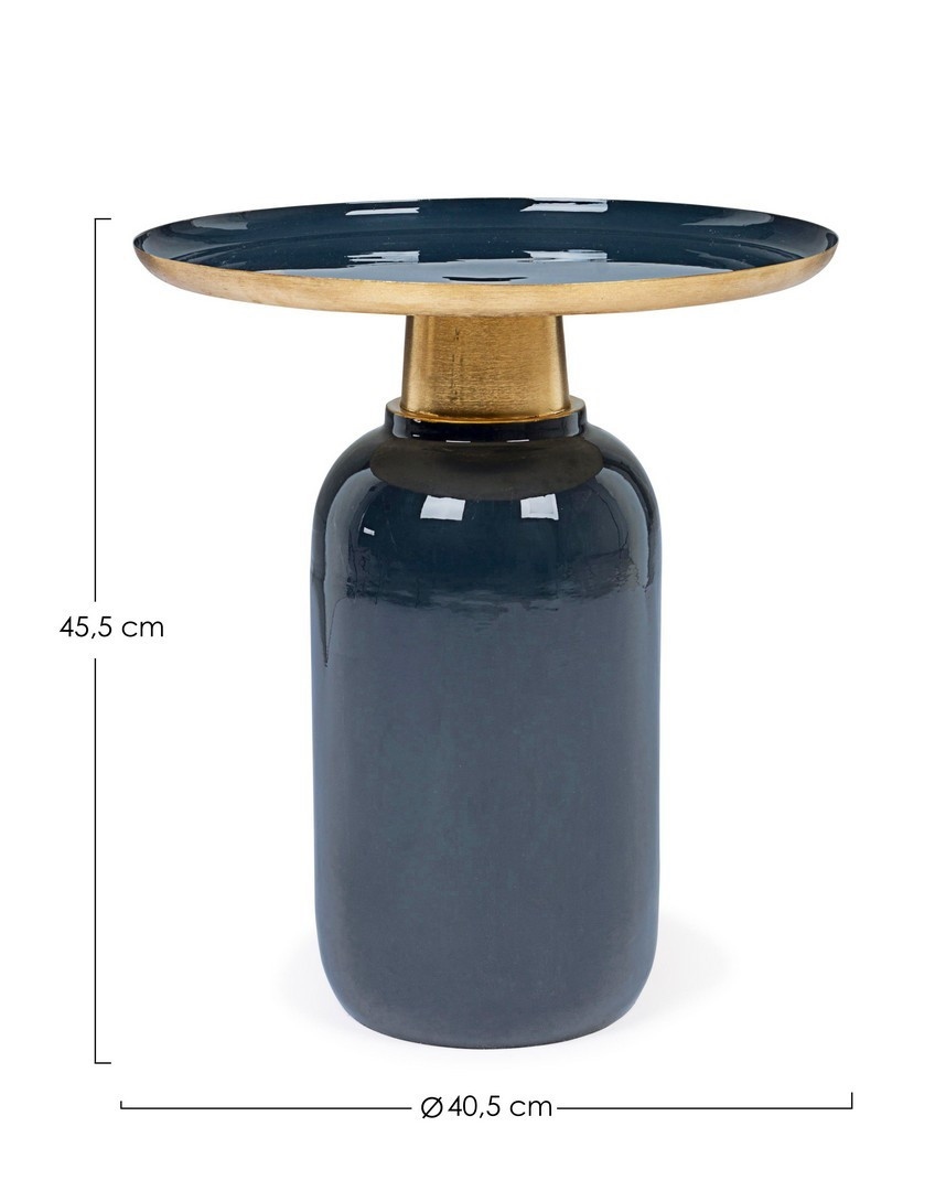 BIZZOTTO stolik kawowy NALIMA 40,5 niebieski - obrazek 6