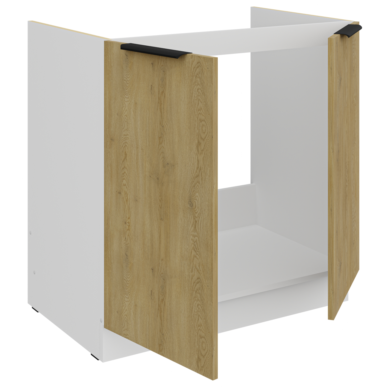 Szafka dolna pod zlew 80 CAMERON 01 biały / dąb artisa - obrazek 3
