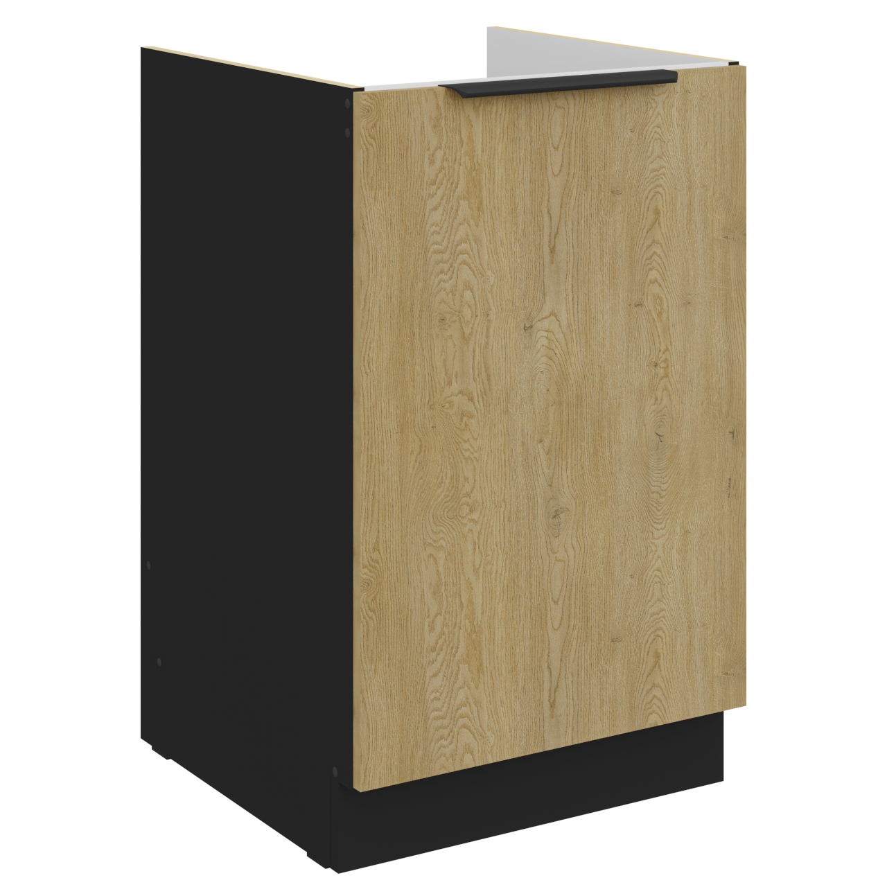 Szafka dolna pod zlew 50 CAMERON 09 czarny / dąb artisan