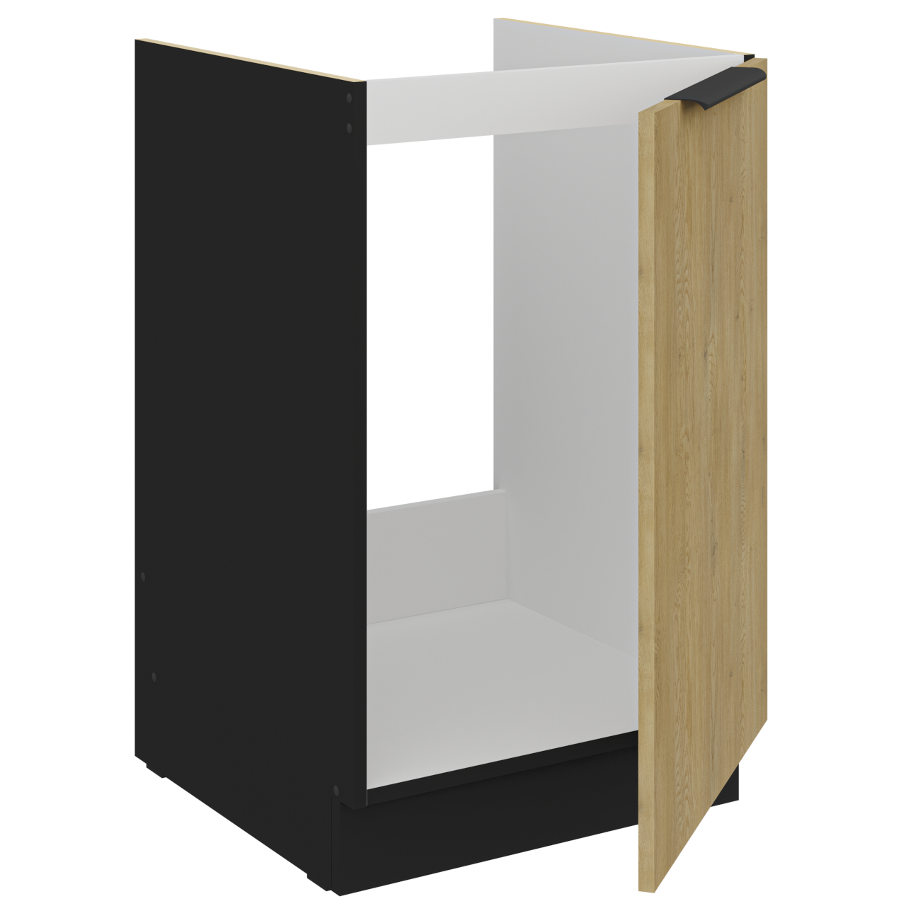 Szafka dolna pod zlew 50 CAMERON 09 czarny / dąb artisan - obrazek 3