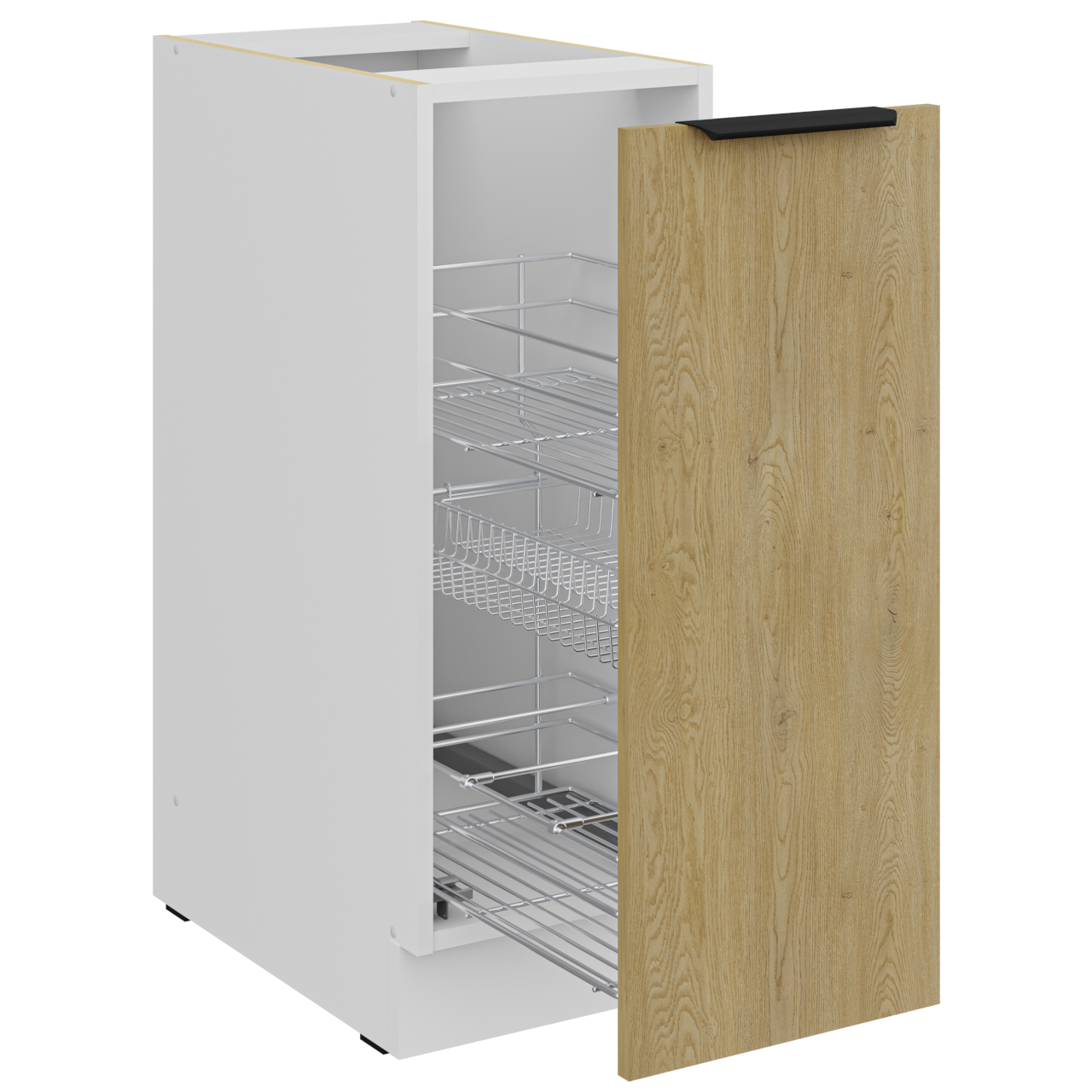 Szafka dolna CARGO 30 CAMERON 13 biały / dąb artisan - obrazek 3