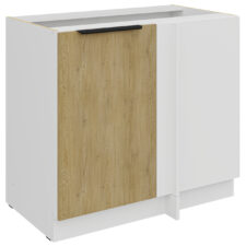 Szafka dolna narożna 105 CAMERON 15 biały / dąb artisan