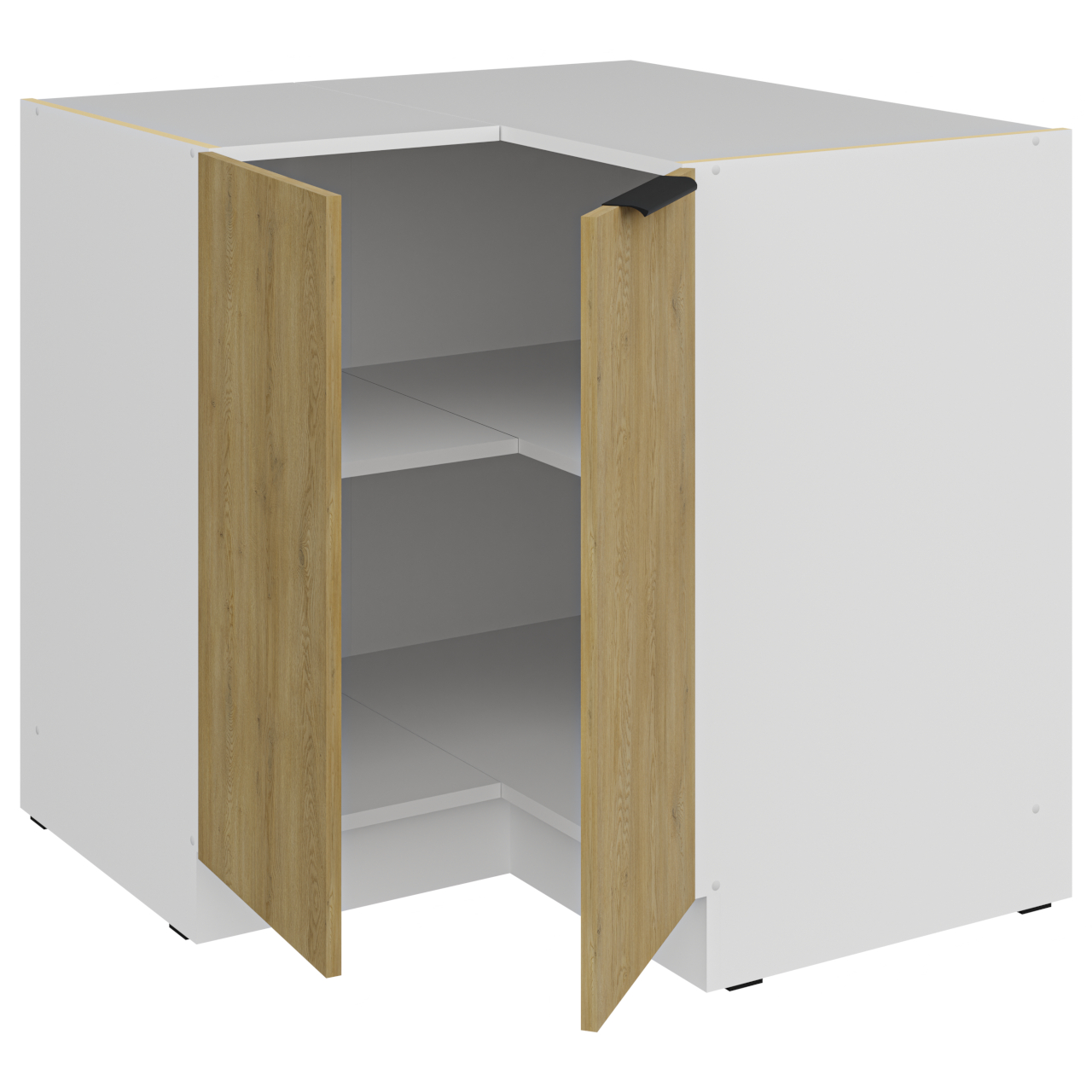 Szafka dolna narożna CAMERON 16 biały / dąb artisan - obrazek 3