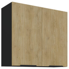 Szafka górna 80 CAMERON 18 czarny / dąb artisan