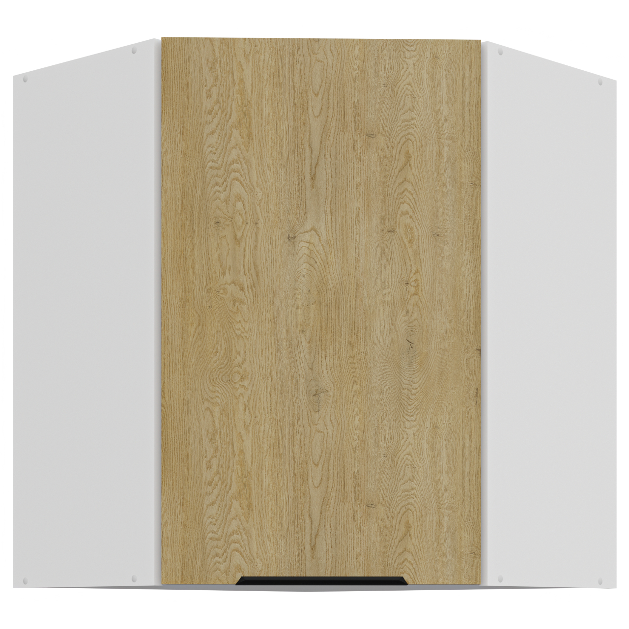 Szafka górna narożna 60 CAMERON 24 bialy / dąb artisan