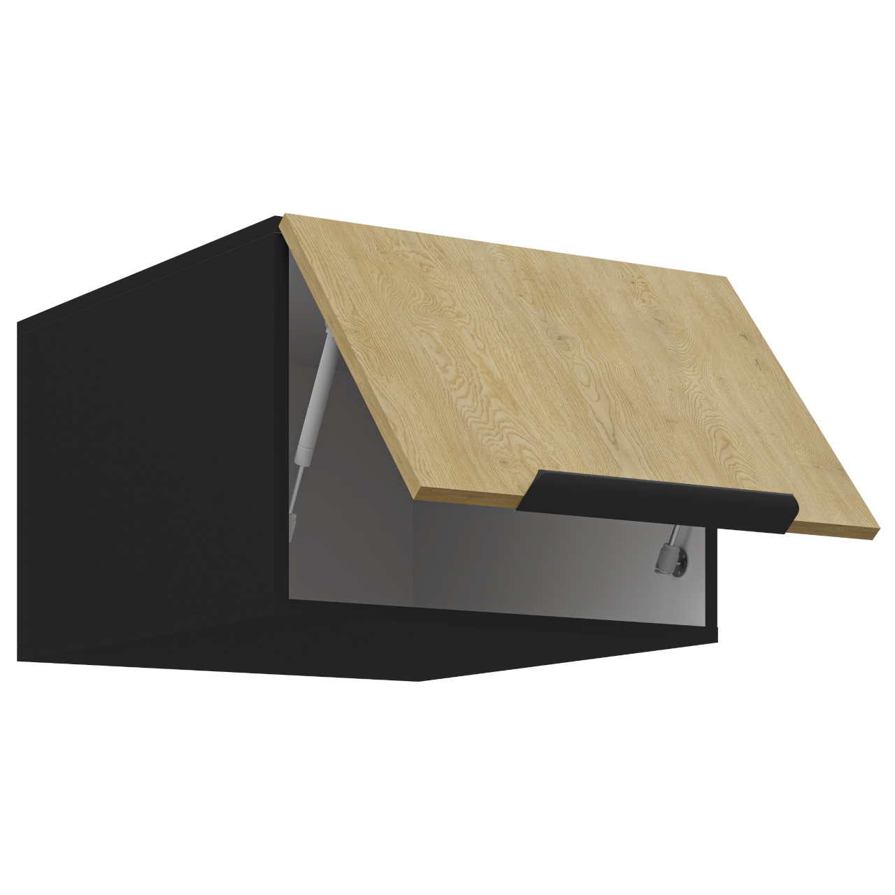 Szafka górna 50 CAMERON 29 czarny / dąb artisan - obrazek 3