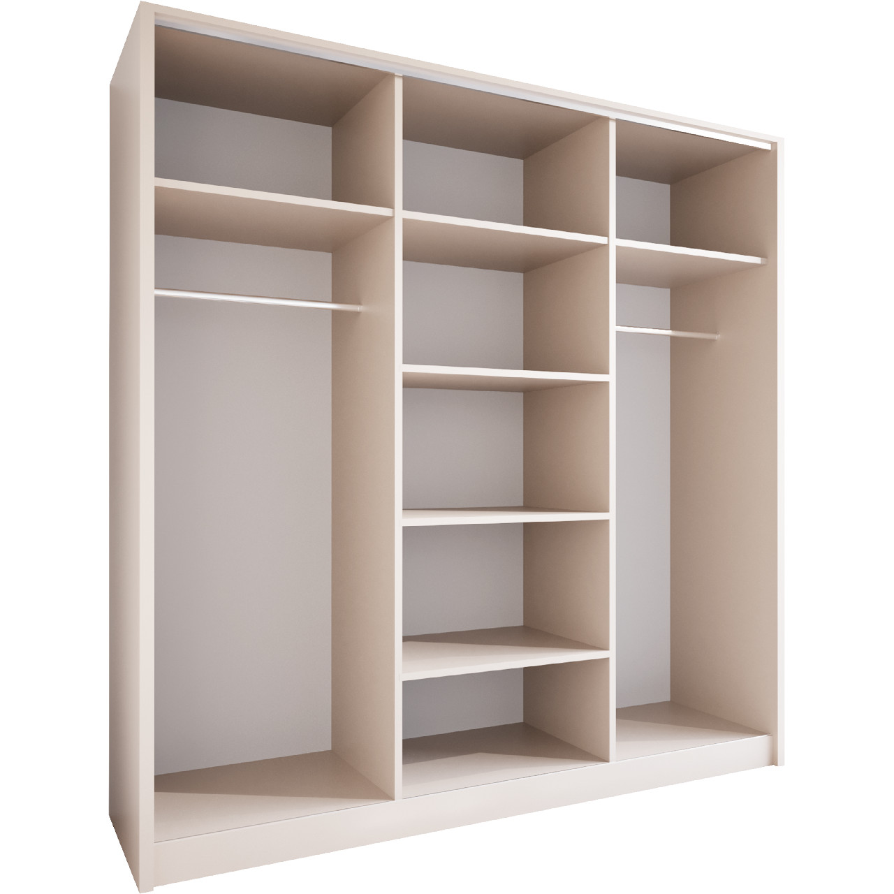 Szafa przesuwna z lustrem ELIA B 180 kaszmir - obrazek 3