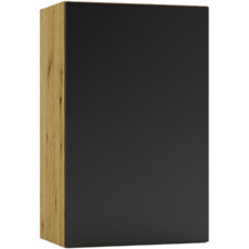 Szafka górna W45 ELLEN 20 dąb artisan / czarny groszek
