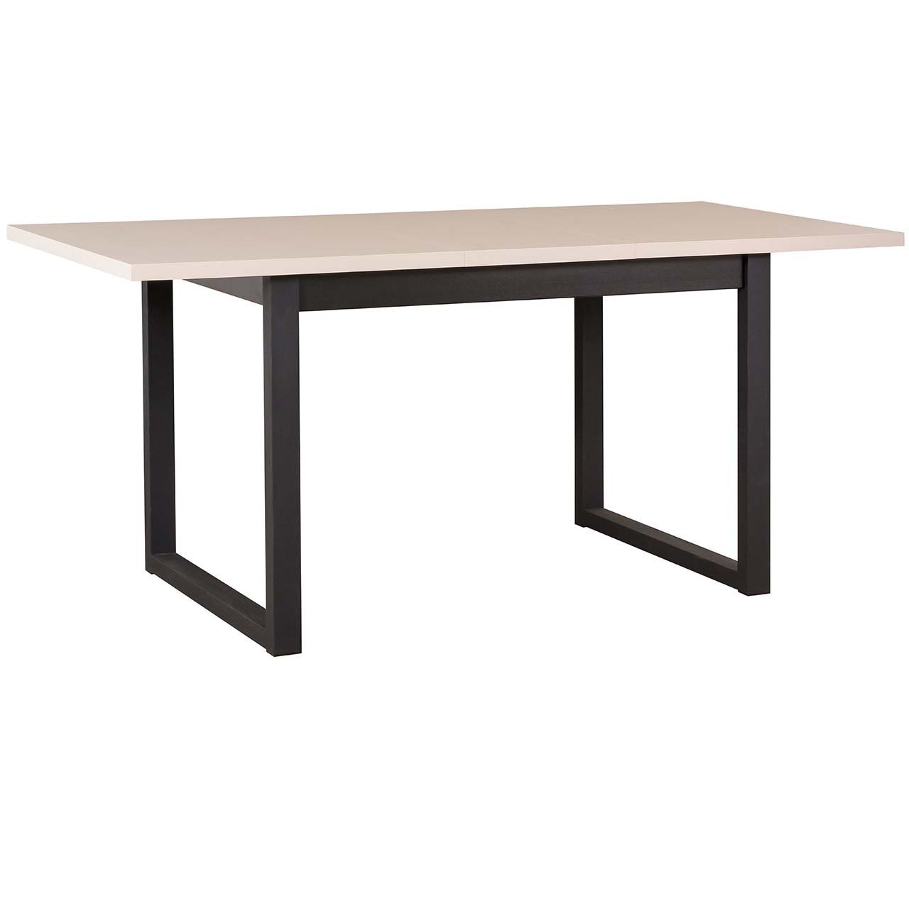 Stół DS52 80x140/180 kaszmir laminat / czarny - obrazek 3