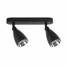 Campana 2 spot czarny 2xGU10