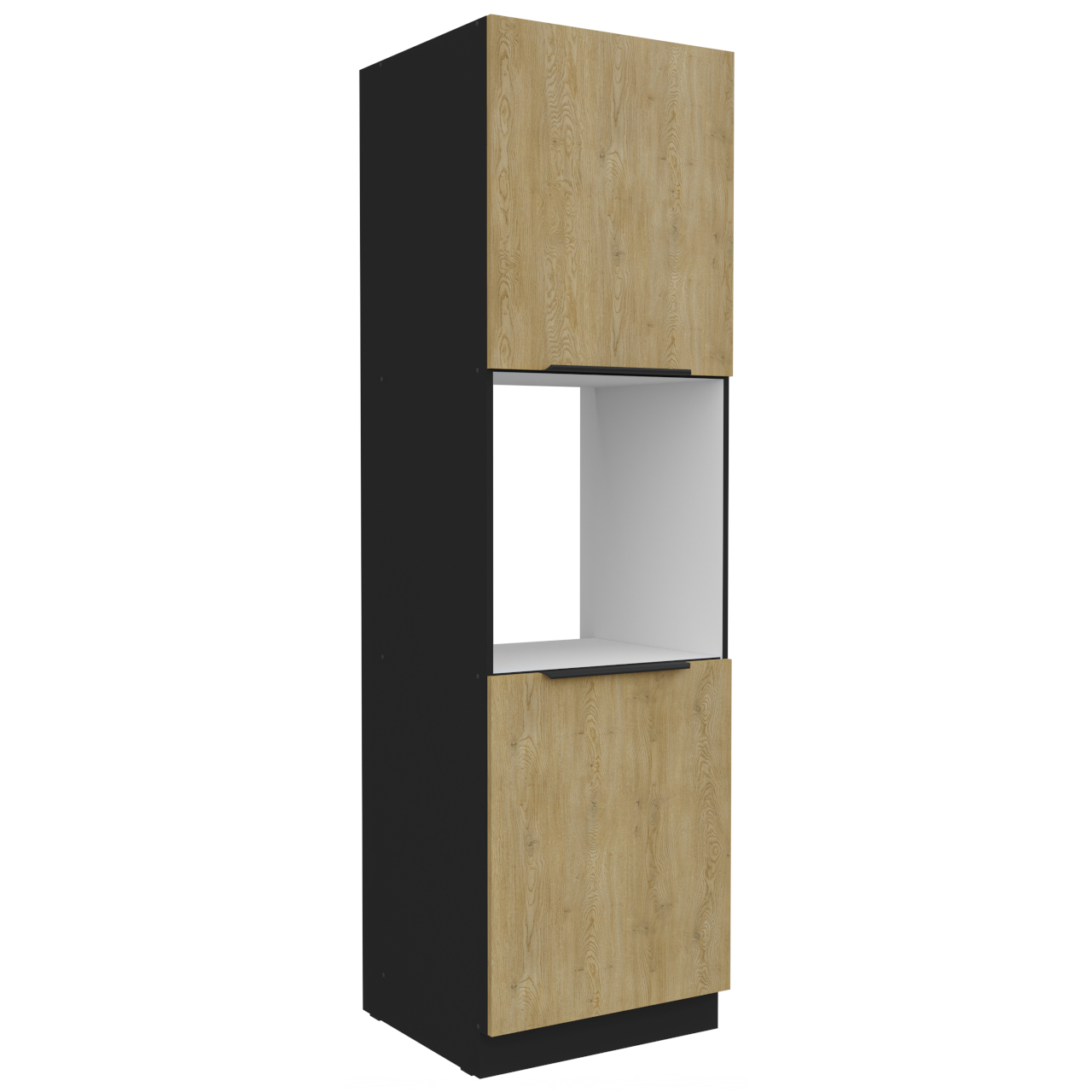 Słupek kuchenny 60 CAMERON 42 czarny / dąb artisan