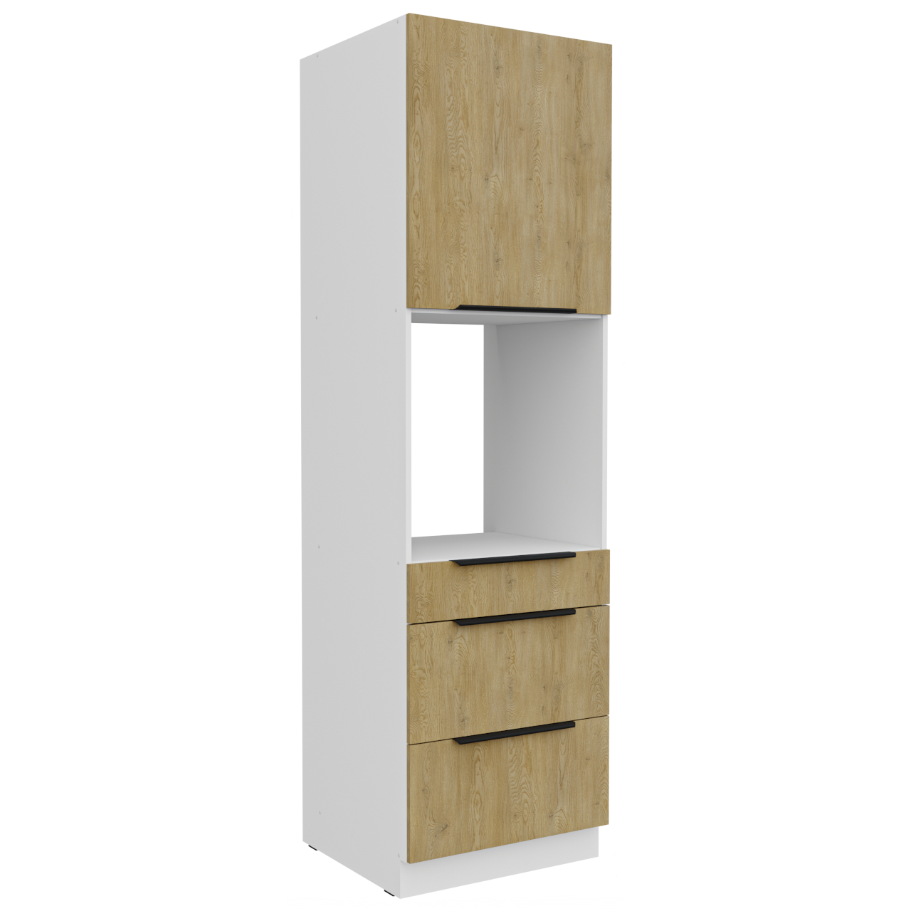 Słupek kuchenny 60 CAMERON 43 biały / dąb artisan