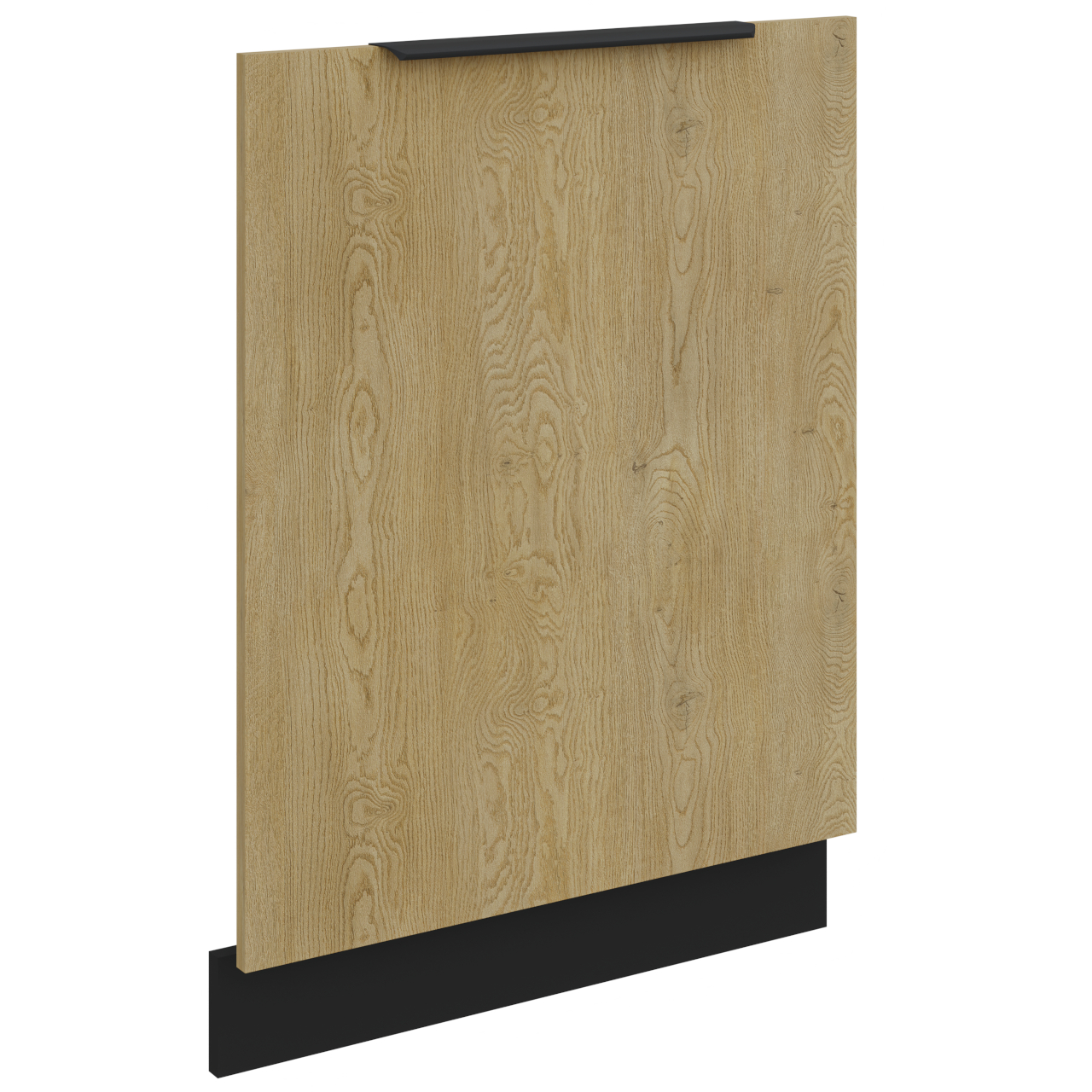 Front do zmywarki 60 CAMERON 58 czarny / dąb artisan