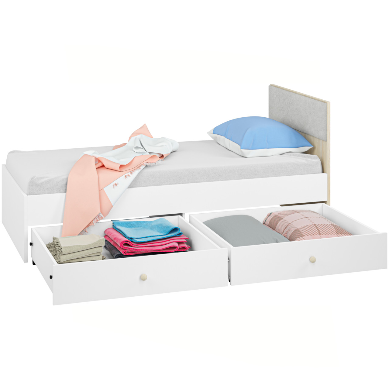 Szuflada pod łóżko CESAR CS19 biały WYPRZEDAŻ - obrazek 5