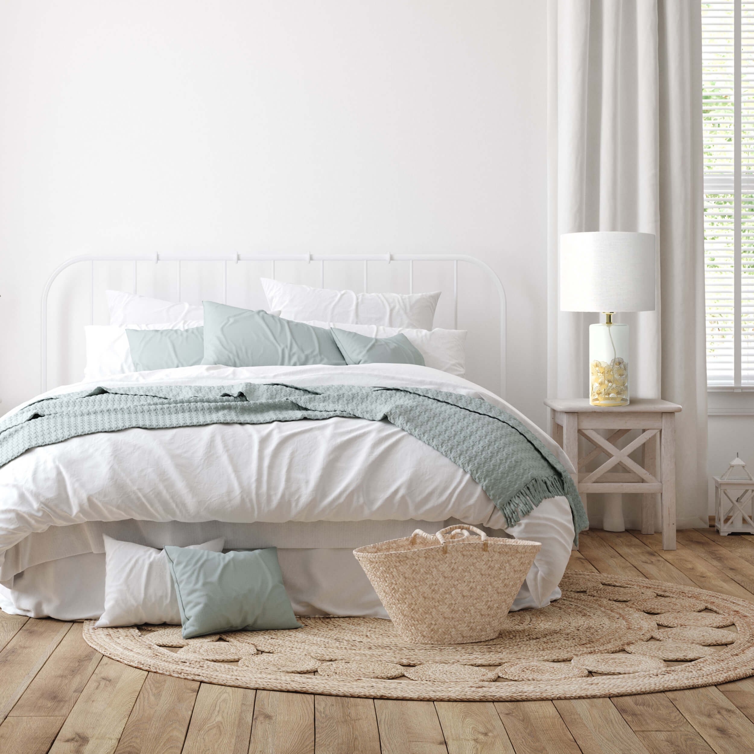 Lampa stołowa Sunflower biała 1xE27 - obrazek 3