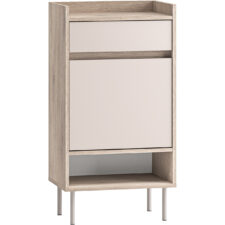 Szafka na buty FLEUR 04 dąb cremona terracotta / kaszmir