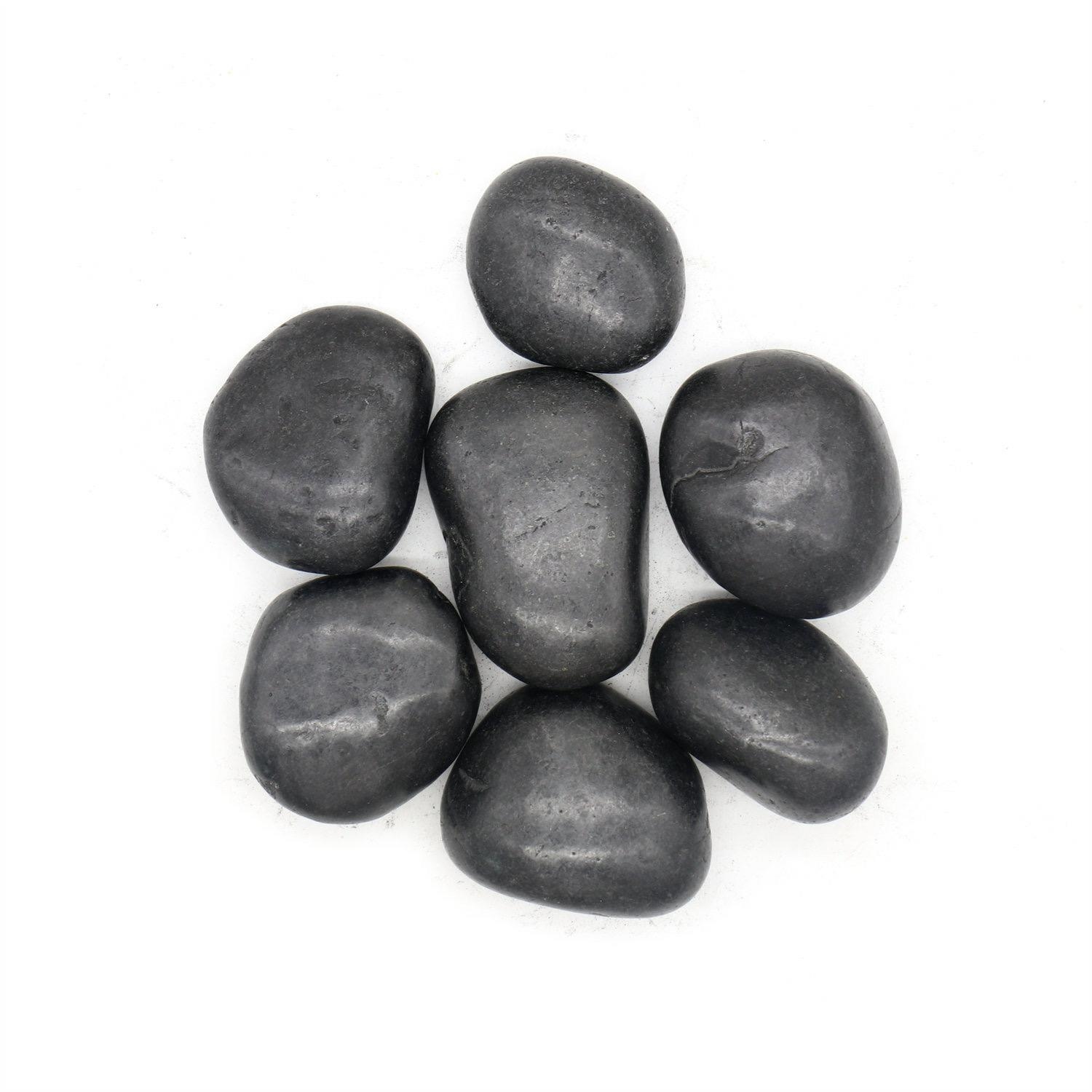 Kamień dekoracyjny ogrodowy 2-3 cm 1000 kg czarny - obrazek 4