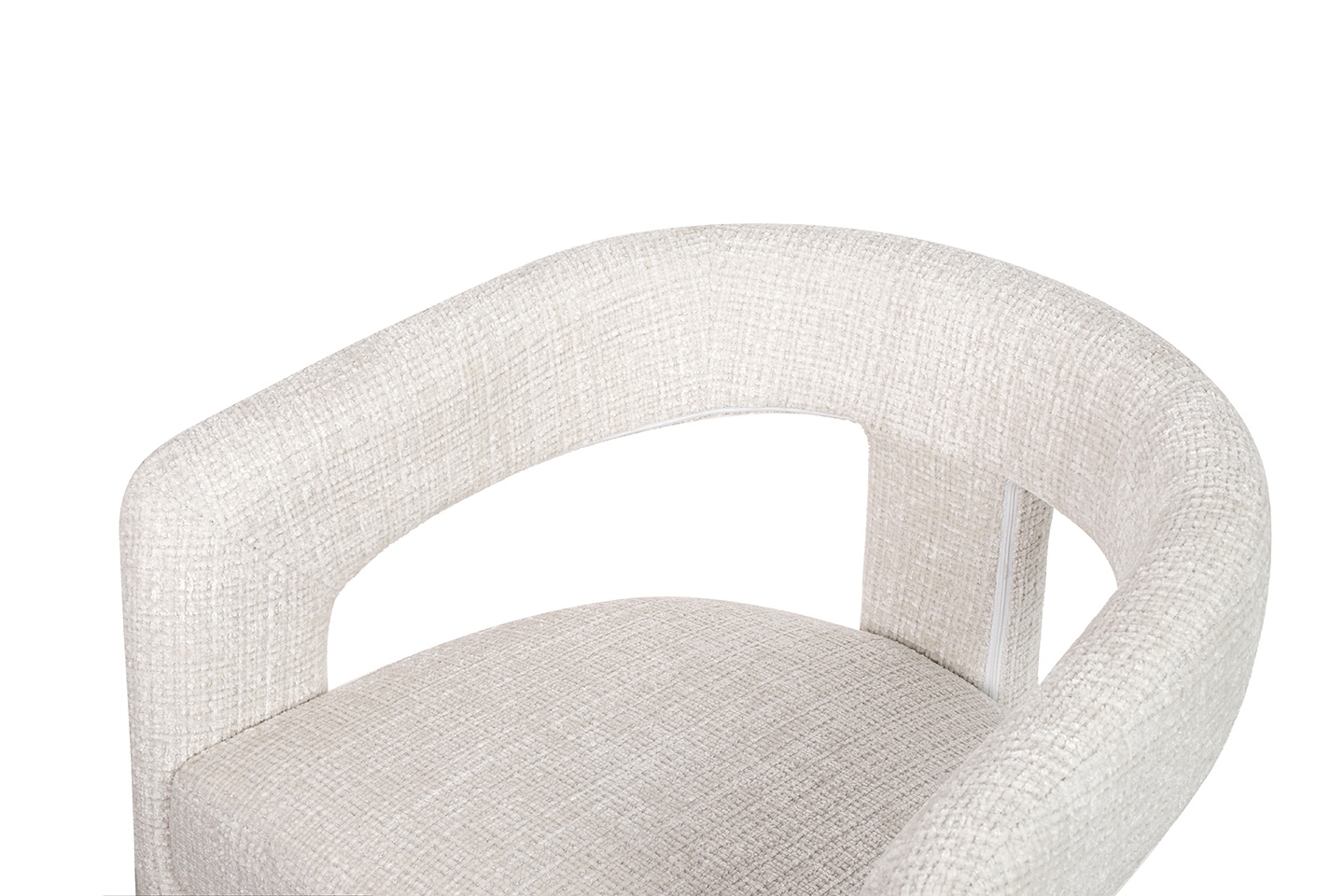 MaMaison krzesło barowe LOGAN białe - obrazek 7