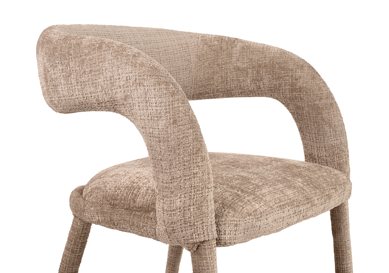 MaMaison krzesło barowe IRIS beżowe - obrazek 5