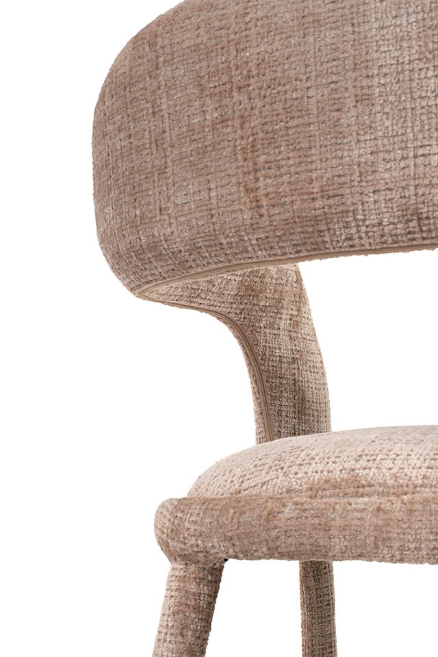 MaMaison krzesło barowe IRIS beżowe - obrazek 6