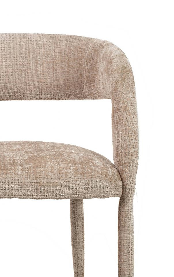 MaMaison krzesło barowe IRIS beżowe - obrazek 7