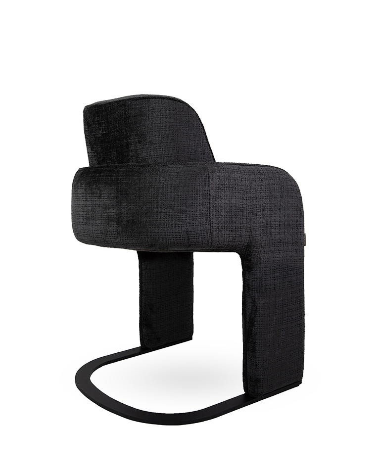 MaMaison BORA czarne – designerskie krzesło skandynawskie do wnętrz - obrazek 4