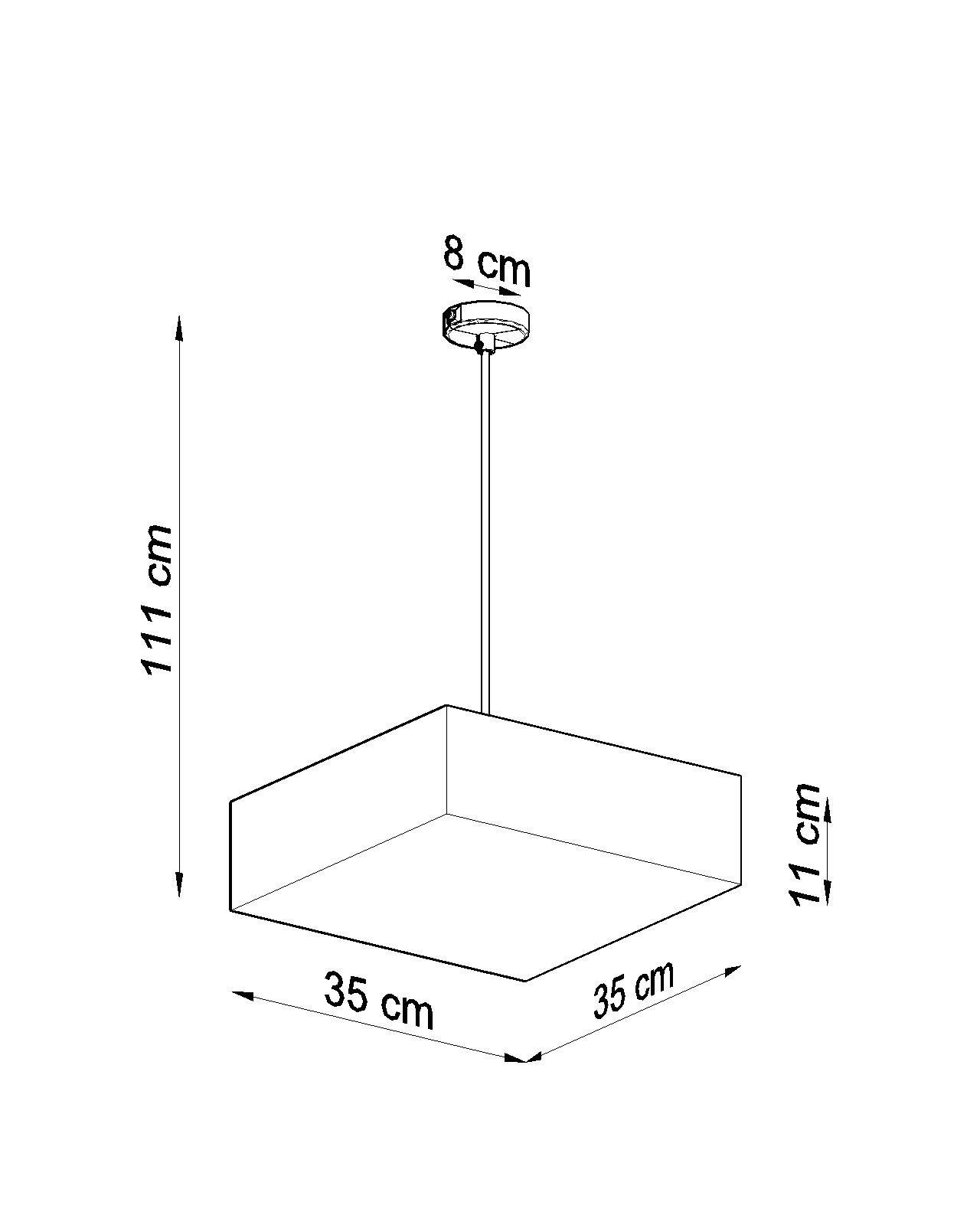 Lampa wisząca HORUS 35 biały - obrazek 5