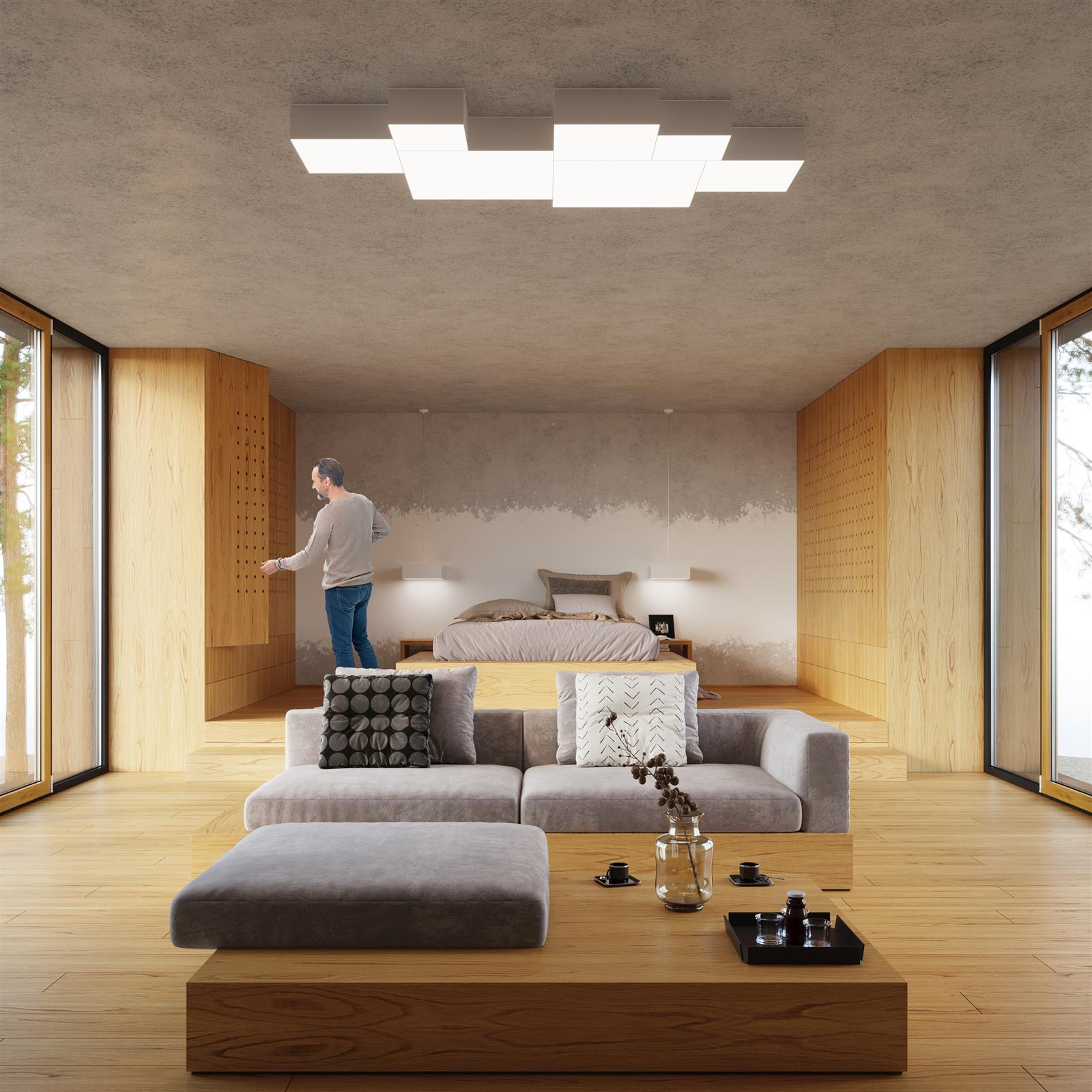 Lampa wisząca HORUS 35 biały - obrazek 7