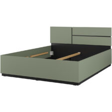 Łóżko 160x200 CROSI 31 zielony / czarny