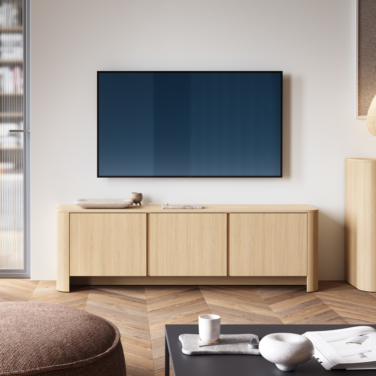 Szafka RTV MODUGNO 01 dąb vicenza - obrazek 6