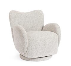 BIZZOTTO fotel obrotowy HARPER szary