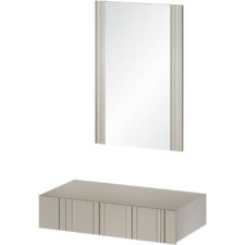 Toaletka z lustrem ISOLA beż mat