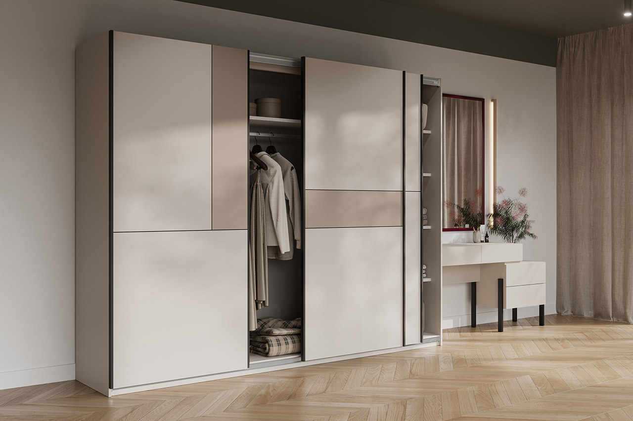 Szafa przesuwna 270 UBEC 69 kaszmir / congo - obrazek 6