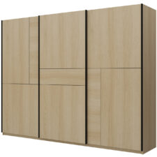 Szafa przesuwna 270 UBEC 69 dąb lindberg