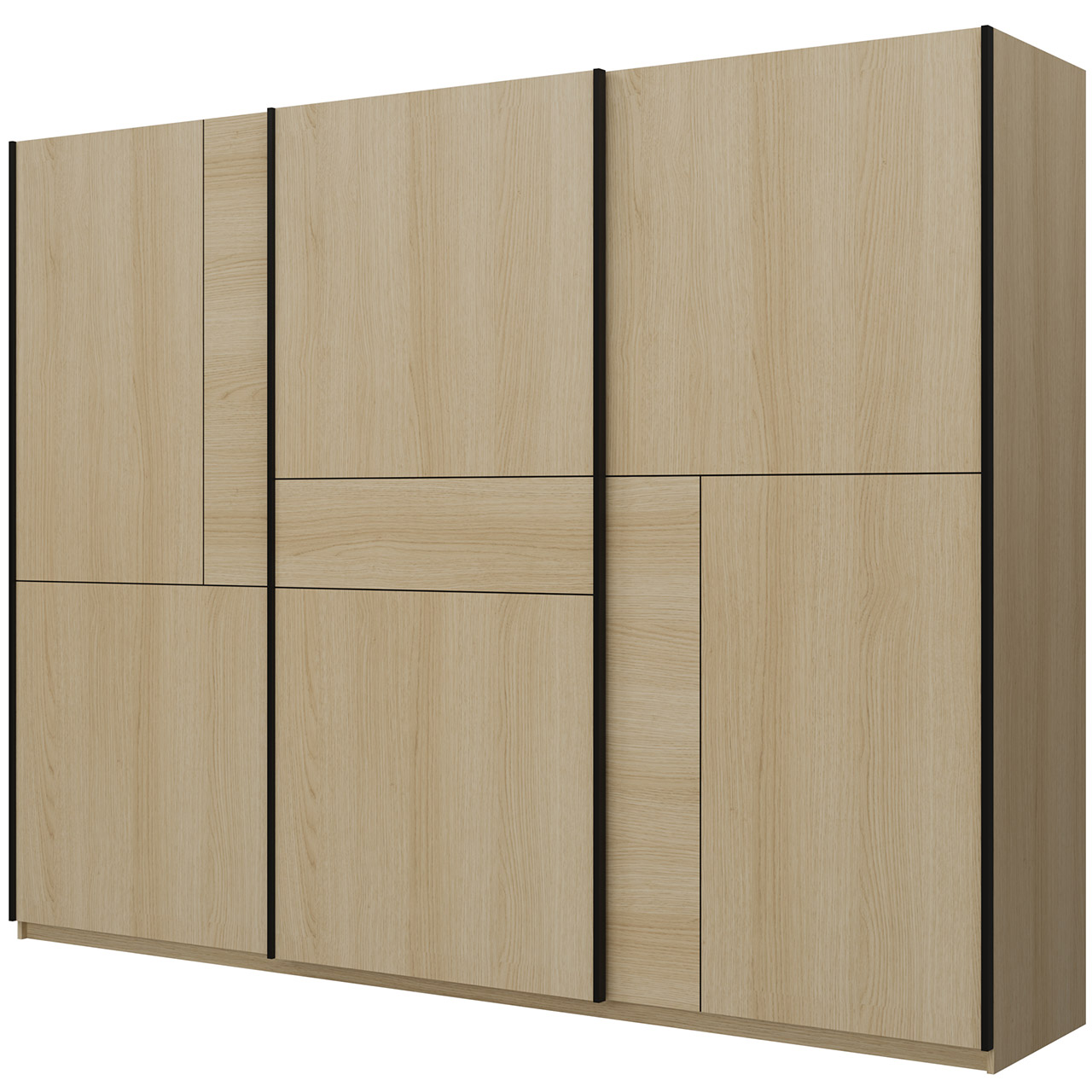 Szafa przesuwna 270 UBEC 69 dąb lindberg