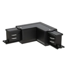 Łącznik L prawy do szyn 3F czarny TRA-LR-BK