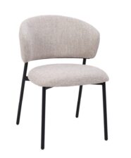 BIZZOTTO krzesło PRISCA czarne / szare