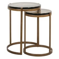 RICHMOND zestaw stolików CLEO złoty