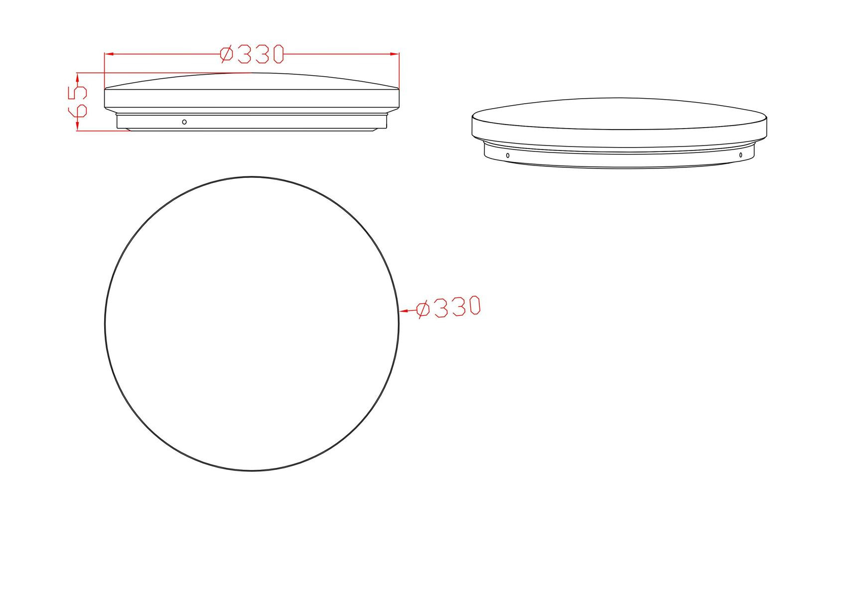 Plafon Babilon 33 cm złoty LED 4000K - obrazek 9
