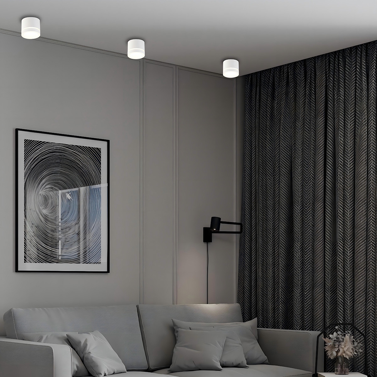 Oprawa natynkowa Kendal biała GX53 - obrazek 3