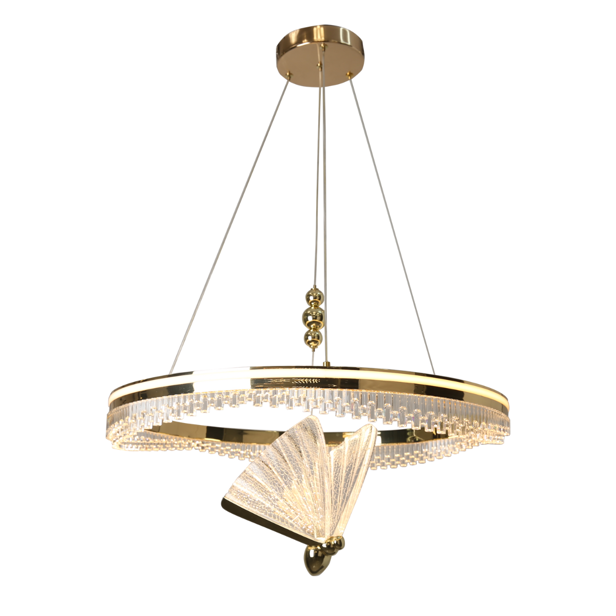 Lampa wisząca Marissa Cristal złota LED CCT - obrazek 4