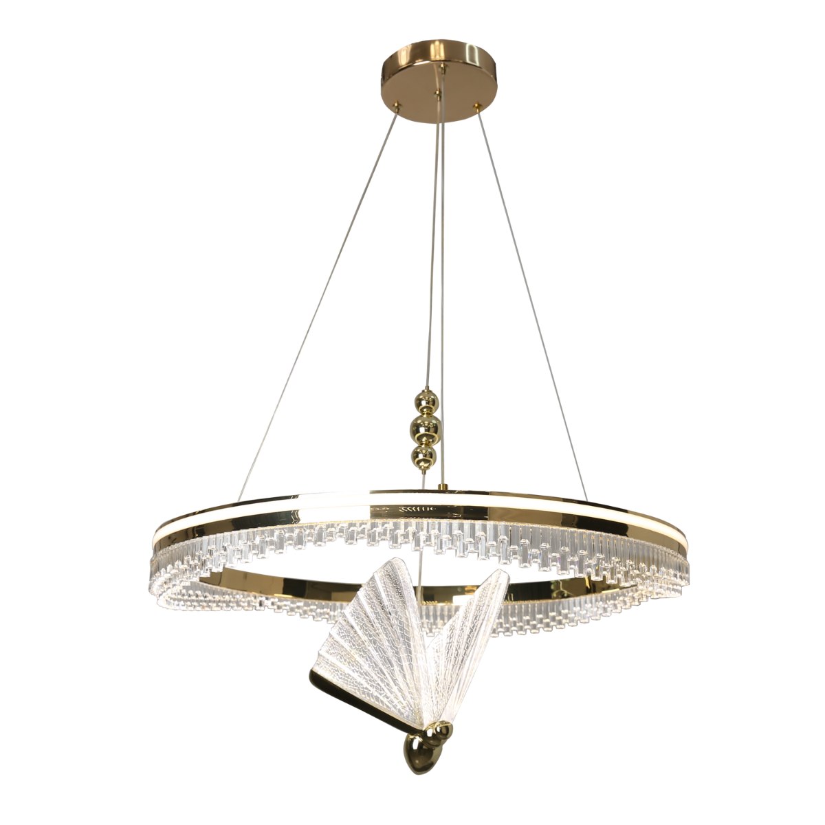 Lampa wisząca Marissa Cristal złota LED CCT - obrazek 5