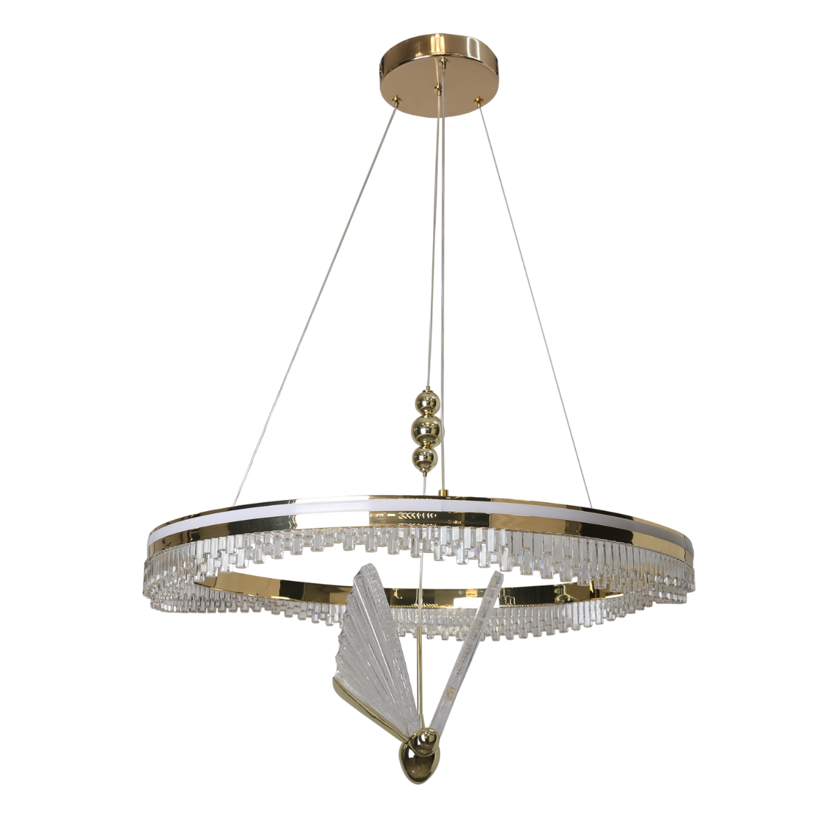 Lampa wisząca Marissa Cristal złota LED CCT - obrazek 6