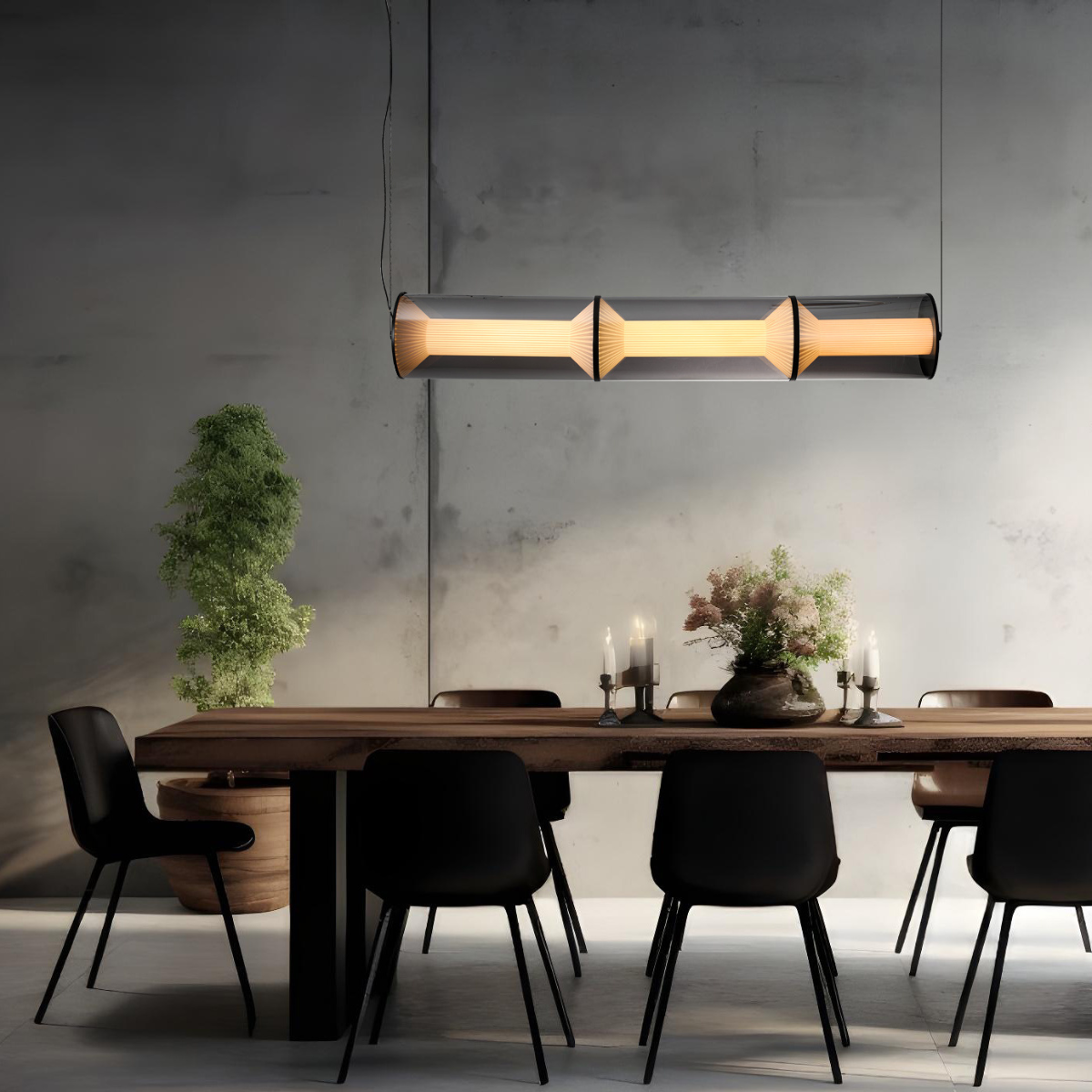 Lampa wisząca Aeris 3 linia dymna LED CCT - obrazek 3